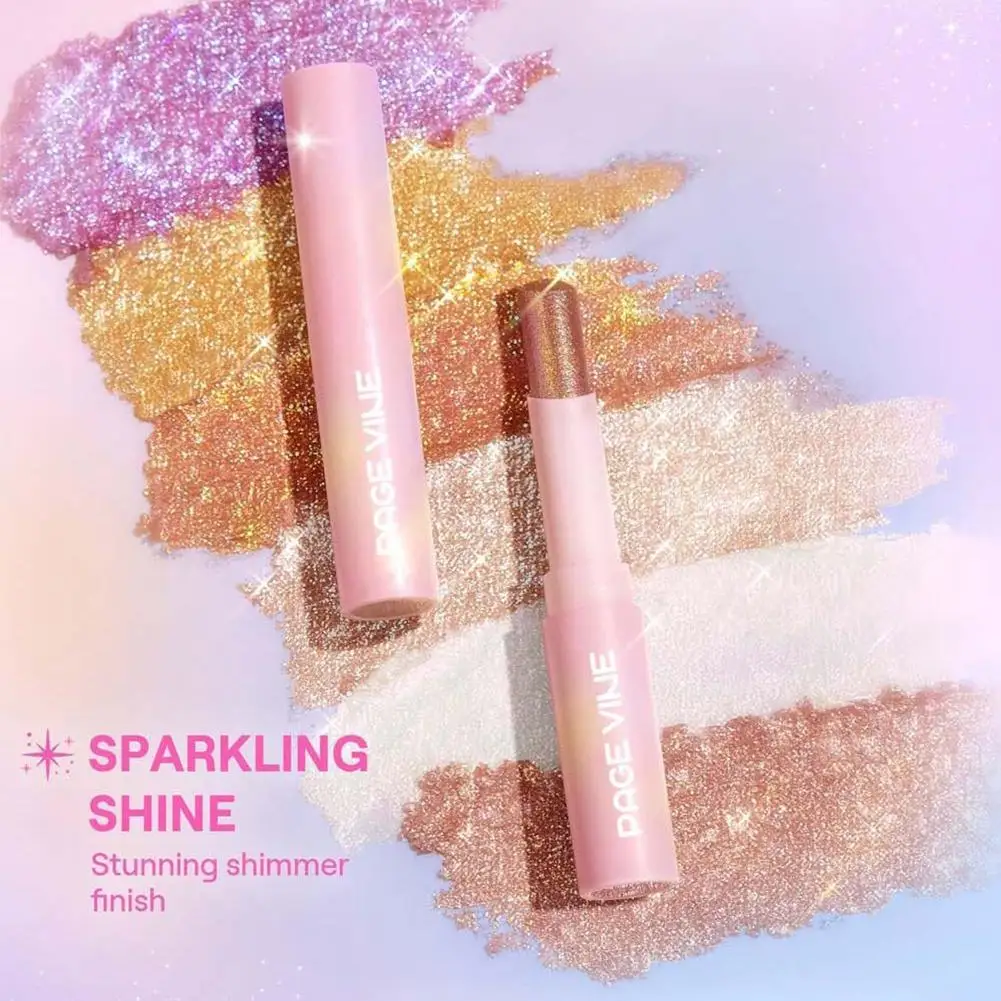 Jelly Brightening Eye Shadow Stick-Shimmer & Glow Creamy Eye Crayon, Easy-Blend Long-Lasting With Twist-Up Applicator eye shadow,eyeshadow stick,eye shadow stick