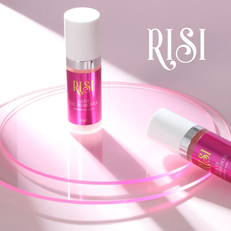 

RISI Professional Eyelash Gel Remover Lash Glue Strawberry Smell Zero Stimulation Quick Removing Cream Eyelash Extension Remover