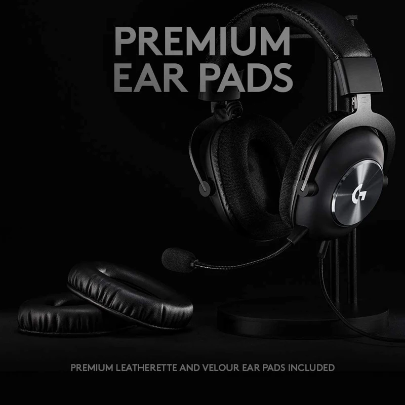 Logitech G PRO X Gaming Headset - Blue VO!CE, Detachable Microphone,  Comfortable Memory Foam Ear Pads, DTS Headphone 7.1 and 50 mm PRO G  Drivers