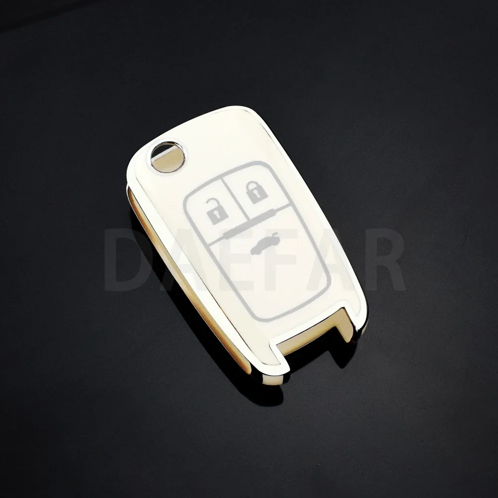 뷰익 쉐보레 크루즈 에피카 로바 카마로 임팔라 아베오 말리부 세일 올랜도 트랙스 스파크 TPU 자동차 키 케이스 키 쉘, 2 버튼, 3 버튼, 4 버튼