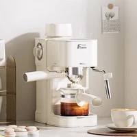 220V Smart coffee maker machine Semi automatic Pump Drip type Espresso coffee machine 300ml portable coffee maker Home Appliance 1