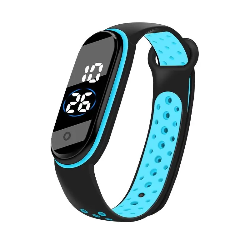 Best Selling Silicone Bracelet Electronic Watch Men's Sports Leisure Waterproof Women's Watch Couple Simple Men Digital Watch 