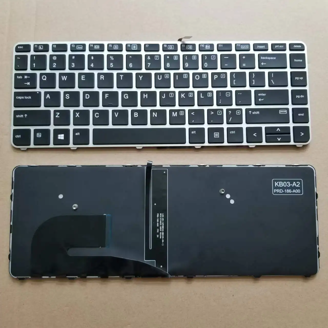 Hp Keyboard UK Backlit Keyboard For HP EliteBook 840 G3 745 G3