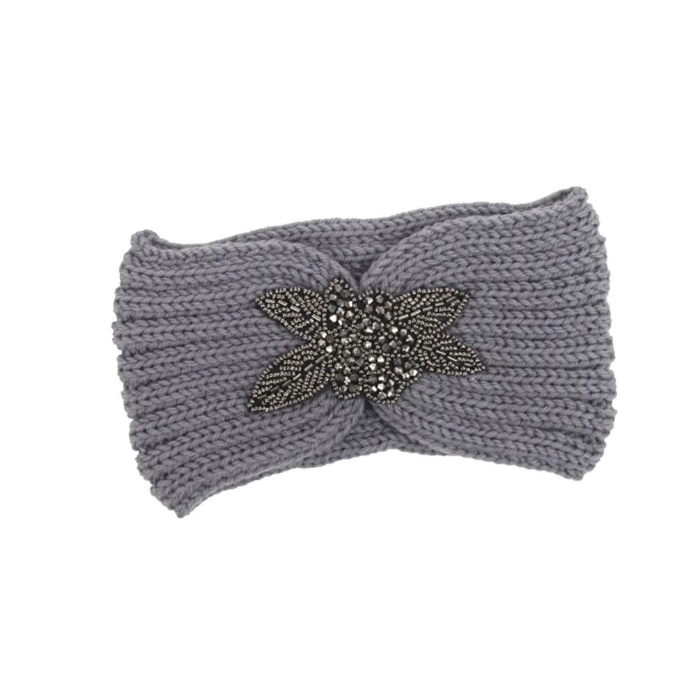 

Head Scarf Hair Hoops European and American Simple Headwrap Woolen Yarn Headdress Fashion