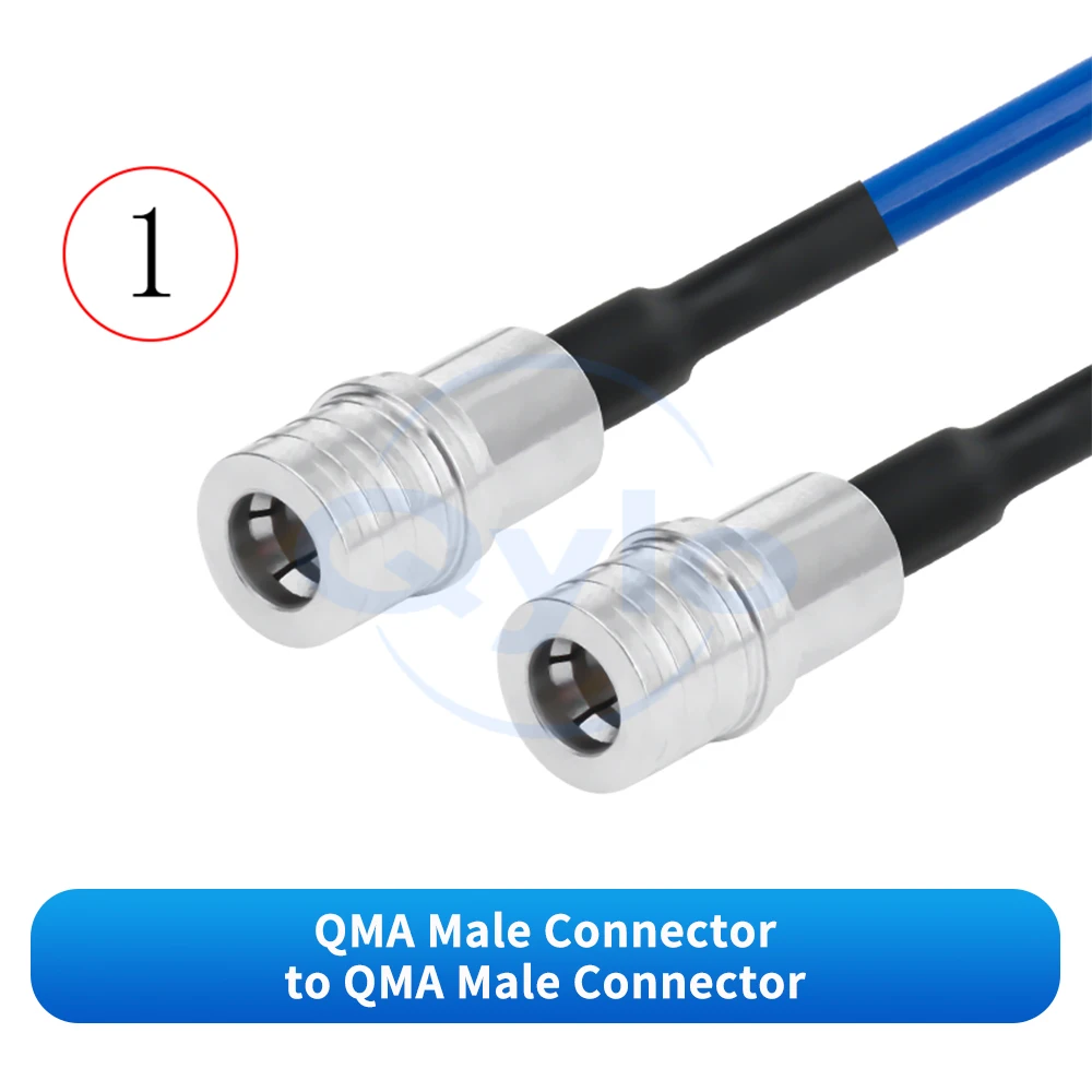 (1 Stück) QMA auf F-Typ HF-Testkabel RG142-PUR Hochflexibles Kabel QMA auf F-Typ Stecker/Buchse Hochfrequenzkabel QMA auf F-Kabel – Detail 3