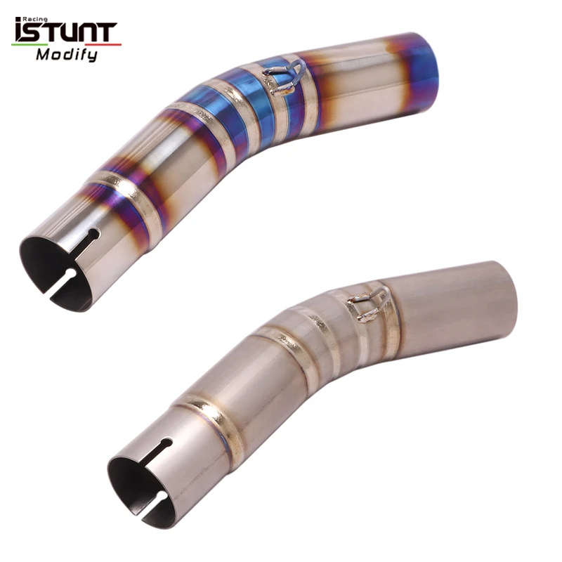 For TRIUMPH DAYTONA 675 R 2013 -2017 Motorcycle Exhaust Modified Titanium alloy Exhaust Middle Link Pipe Connect 50.8MM Muffler - Image 4