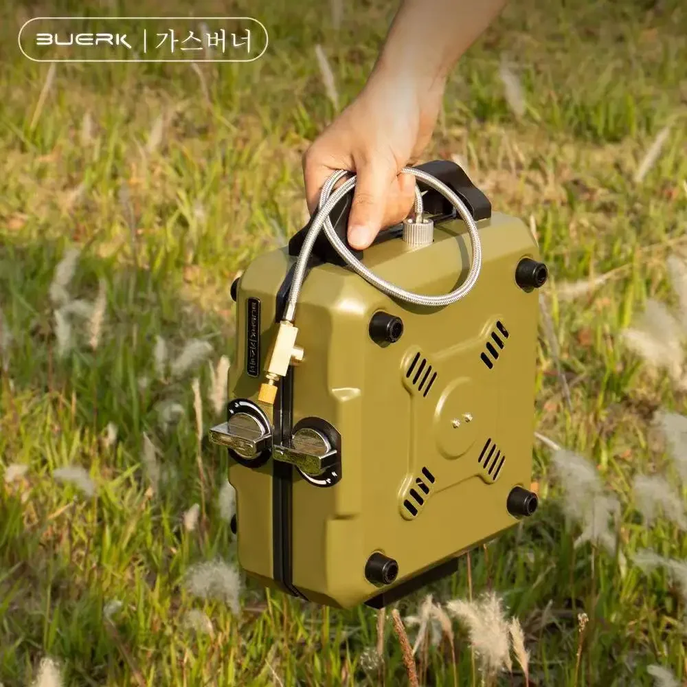 Dotwise Camping Stove Double Burner Dual Fire Folding Gas Stove Outdoor Portable Picnic Equipment Camping Cookware