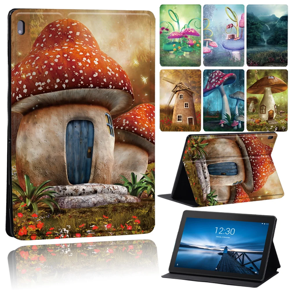 

Tablet Case for Lenovo Tab E10/Tab M10 X505F/Tab M10 Plus/Tab M10 HD/Tab M7/Tab M8 Leather Case Funda Forest Pattern 2022