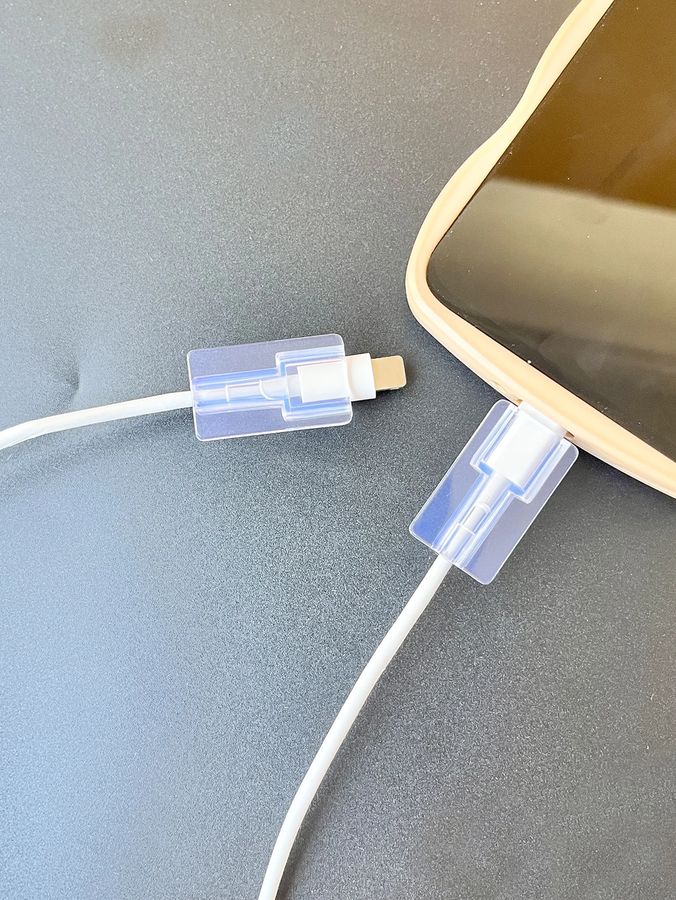 5-Pack Soft Silicone Cable Protectors - Durable Charger Guards