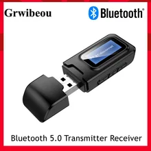 USB Bluetooth 5.0 Audio Receiver Transmitter 3.5mm AUX Jack RCA Wireless Adapter Driver-Free USB Dongle For TV Car PC Headphone
USB Bluetooth 5.0 Audio Receiver Transmitter 3.5mm AUX Jack RCA Wireless Adapter Driver-Free USB Dongle For TV Car PC Headphone