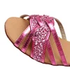 Child Dance Shoe For Girls/Kids/Women Ballroom Latin Shoe Ladies Modern Tango Salsa Sandals Dancing Shoe 3CM Low Heel cow split 2