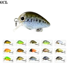 

CCLTBA 5pcs 2.8CM 1.5G Hard Artificial Bait Mini Crankbait Fishing Lures Floating Wobblers Lure for Fishing