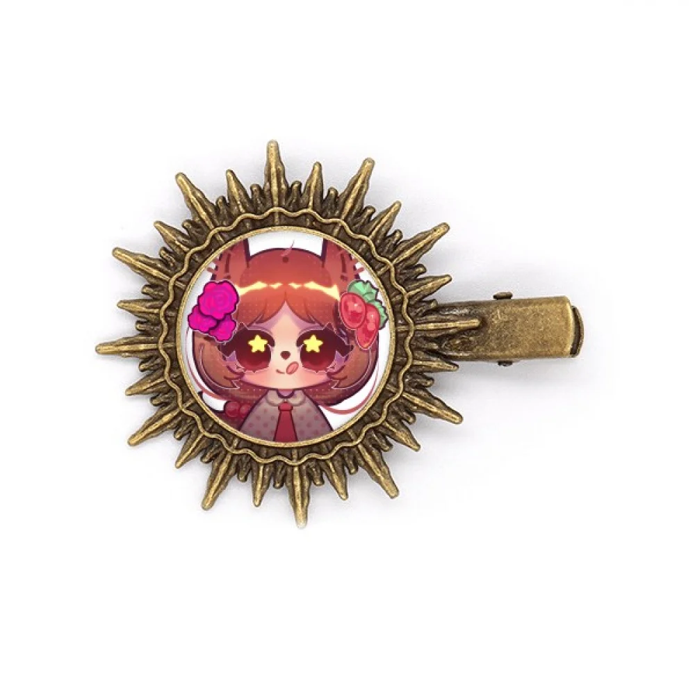 

Squirrel Rose Wave Point Hairpin Sun Headwear Retro Metal Clips Pin