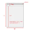 100Pcs 5Wires Clear Self Adhesive Bag Resealable Waterproof Gift Food Candy Pacakging OPP Plastic Bag Cellophane Storage 6