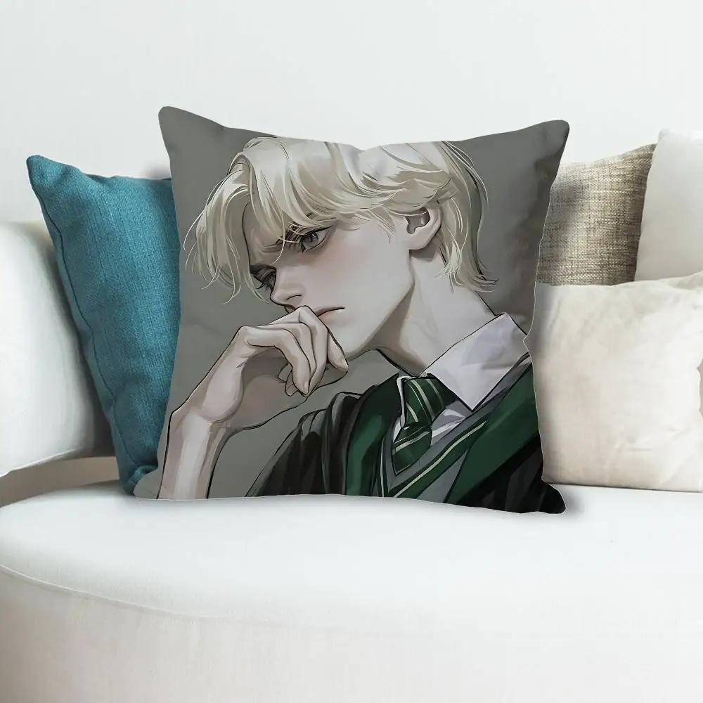 D-Draco M-Malfoy Actor Quadratischer Kissenbezug in verschiedenen Größen für Auto, Zuhause, Schlafzimmer, Dekoration, individuelles Valentinstagsgeschenk – Detail 18