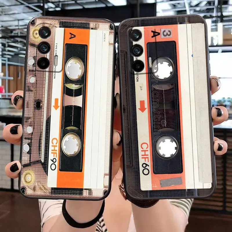 Retro Cassette Phone Camera Funda Coque Case Per Oppo Realme X50 X7 Xt X 10 9 9I 8 8I 7 6 5 Pro Plus 5G Custodia Capa Shell Cover