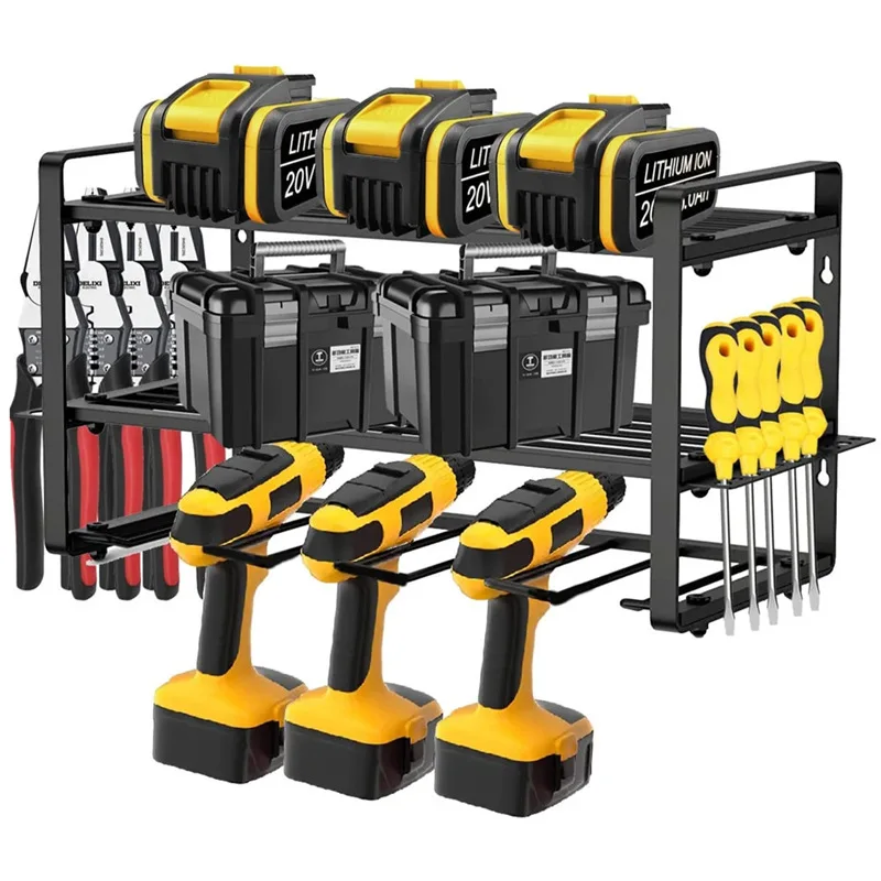 13LayersToolRackWallMountElectricToolStorageRacksWrench