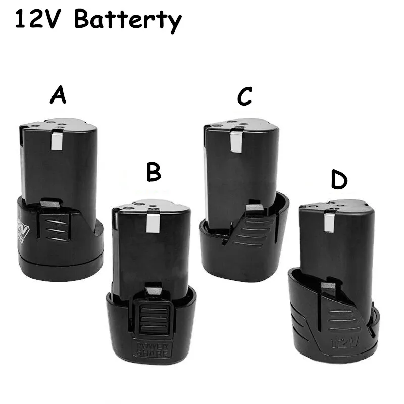 

Electric Screwdriver Universal Lithium Battery 18650 Large Capacity Battery 12V Hand Drill Special Rechargeable Lithium Battery
