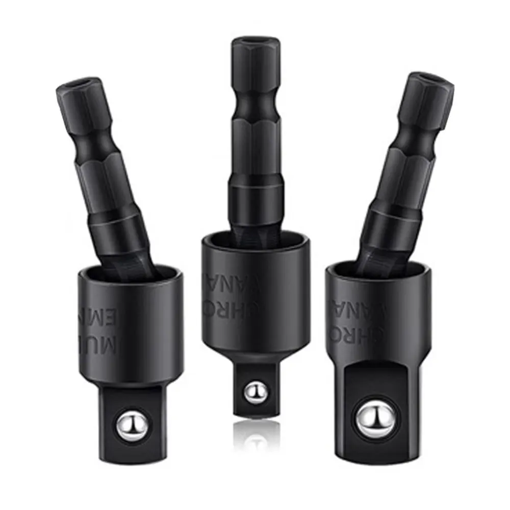 Description Picture 3 of item360°Rotatable Electric Power Drill Sockets Adapter Sets for Impact Driver with Hex Shank 1/4" 3/8" 1/2"
