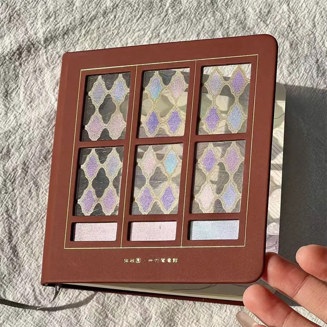 Stained Glass Windows Notebook Mini Light and Shadow Journal Girl Student Diary 다이어리