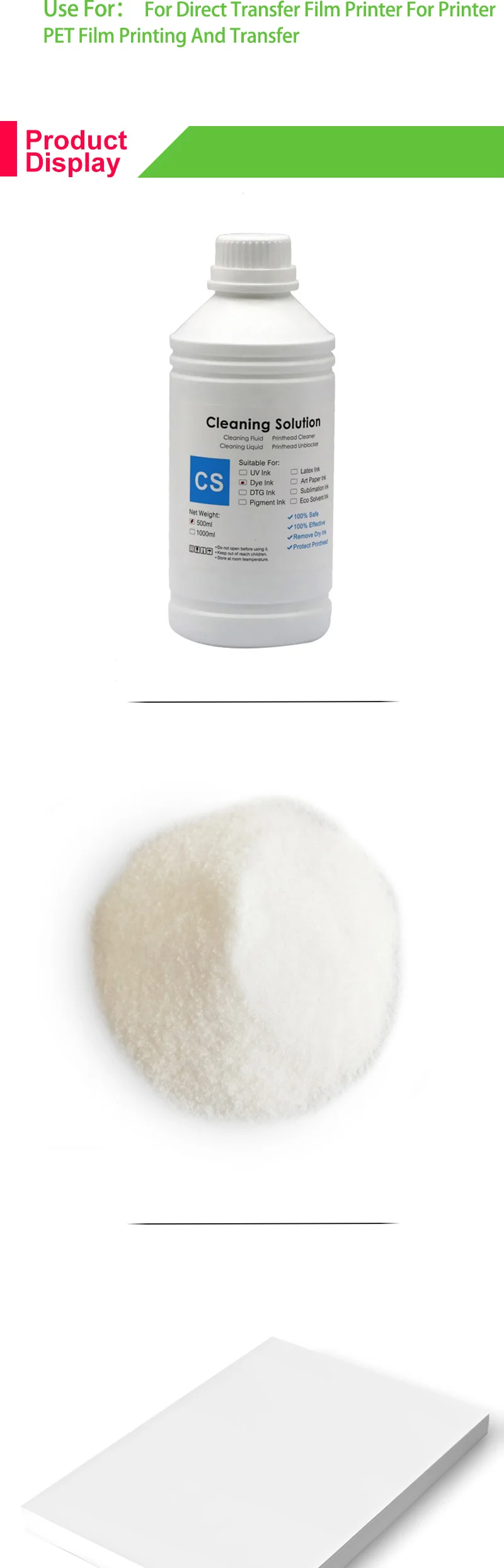 250ml, novo, transferência direta, impressora, filme pet, impressão e transferência