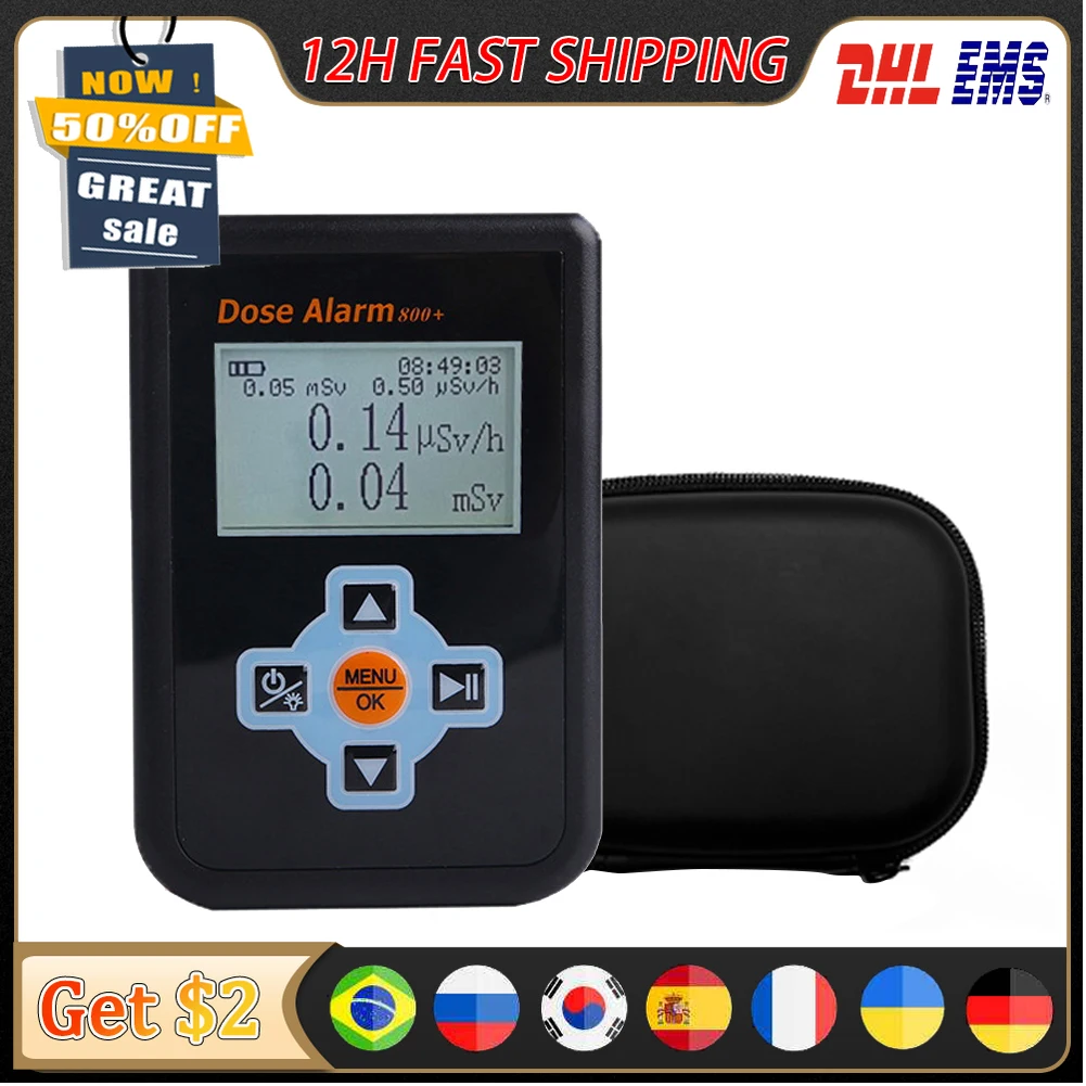 Nuclear Radiation Detections Dose Equivalent X γ Hard β Rays Detector