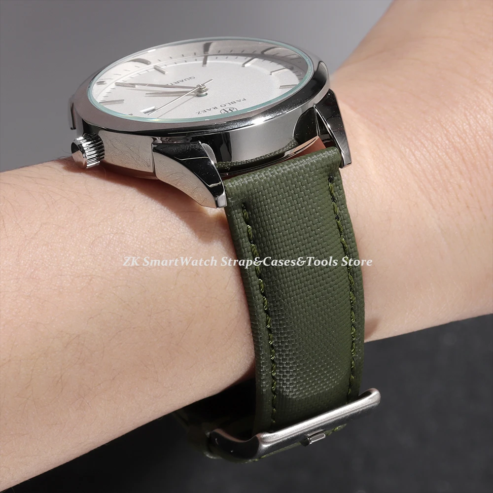 High-Quality Sailcloth Quick Release Waterproof Watch Bands for Men and Women (20mm/22mm)
