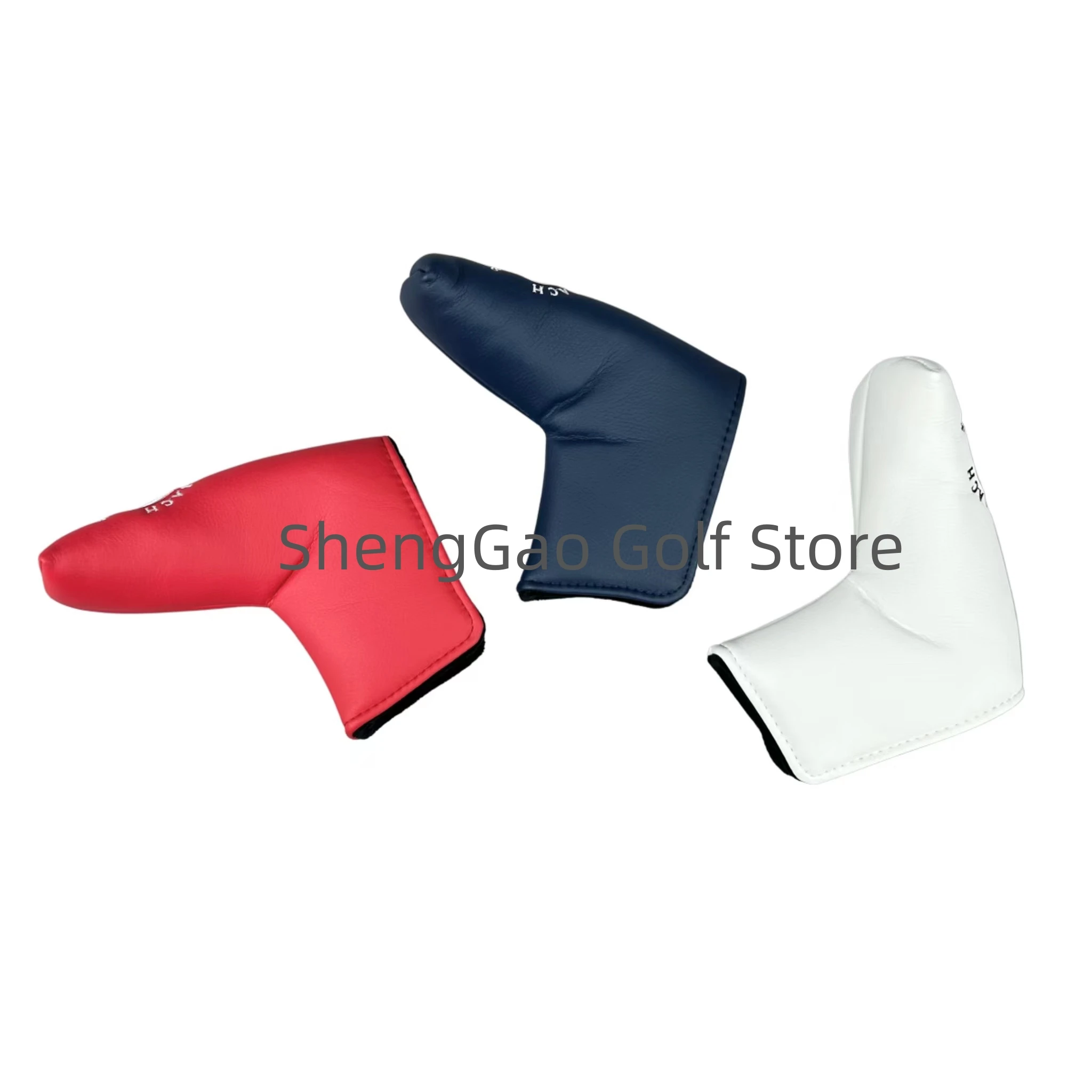 1pc Golf Putter Cover PU Leather Closure Pine Pattern Golf Club Cover Blade Putter Cover Protector 6