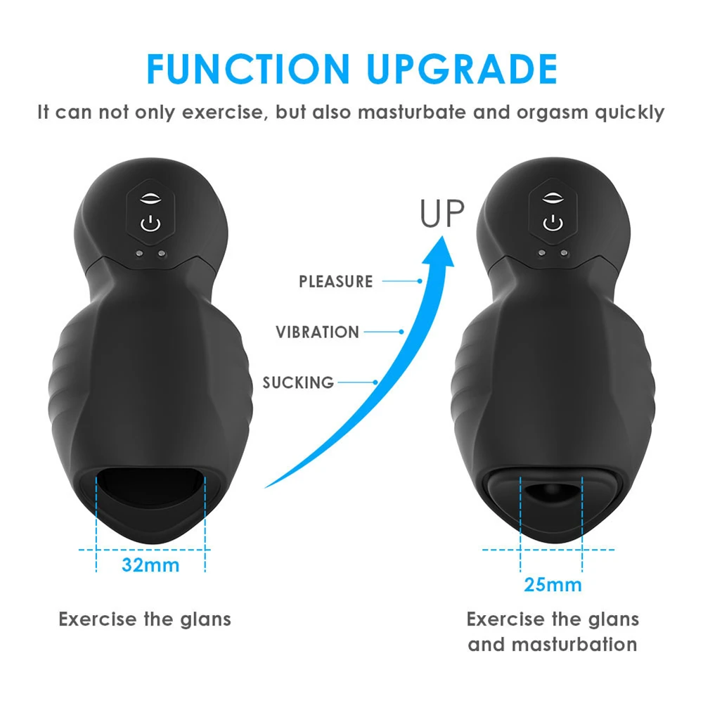 Automatic Male Masturbator Glans Sucking Vibrators Vaginal For Men Penis Pump Enlargement Cock Exerciser Sucker Sucks Sex Toys male masturbator male masturbator cup male masturbation aid