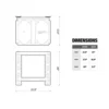 TOUGHBUILT TB-B1S3-M-20 wall mounted toolbox with dedicated shelf and fixed wall shelf 3