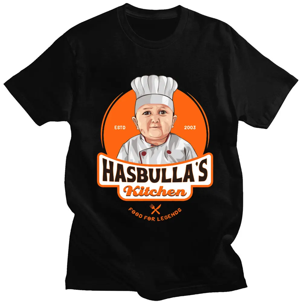 

Hasbulla Kitchen Fighting Meme T Shirt Men Women Mini Khabib Blogger Funny Print T-Shirt Cotton Loose T-shirts Male Streetwear