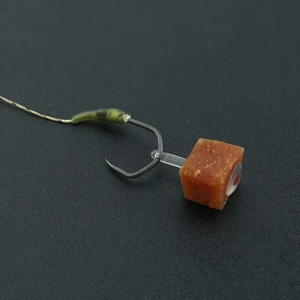 30pcs Hook Bait Accessories Clear Luncheon Meat Bait Stops Fishing Terminal Tackle for Carp Fishing