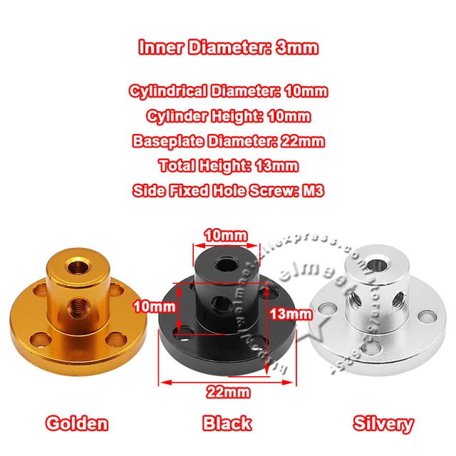 Flexible Wellenkupplung 8mm Auf 10mm – Aluminiumlegierung, 30x25mm, Federnd, Für Encoder & Kleine Motoren, Spielarm