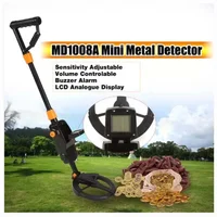 7.4 Inch Waterproof Kid Metal Detectors Gold Detector Lightweight Search Coil (24"-35") Adjustable Metal Detector for Junior