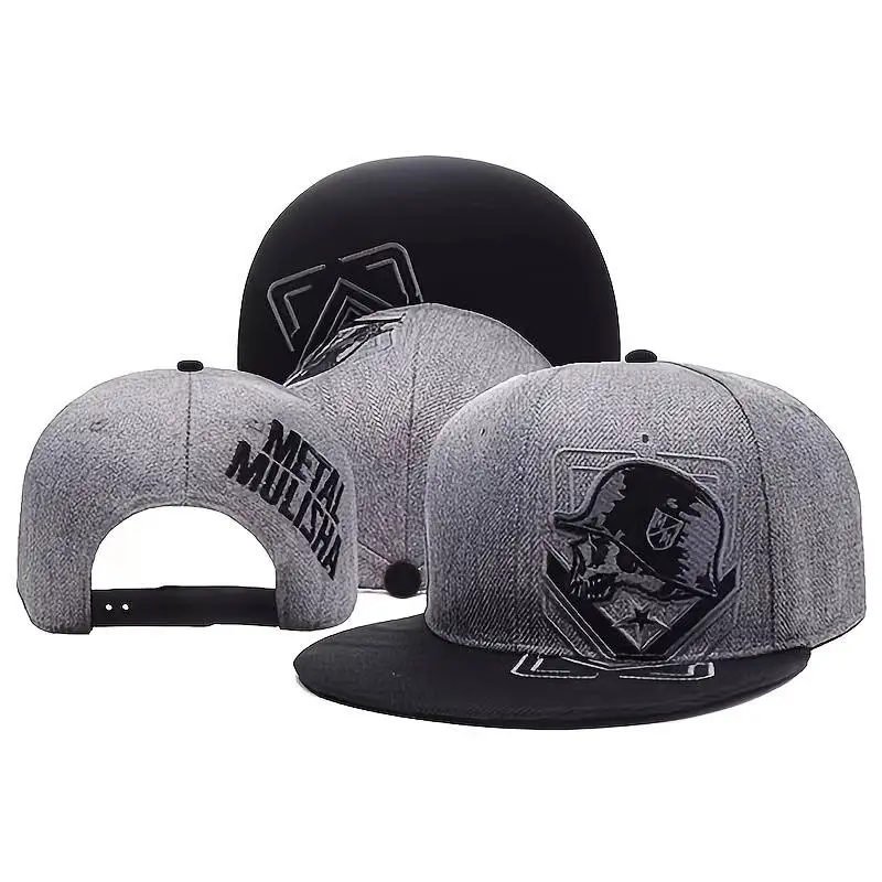 Unisexe lettre broderie casquette de Baseball femmes Sports de plein air soleil chapeau plat hommes mode métal Mulisha Hip Hop casquettes de relance_voghion.com