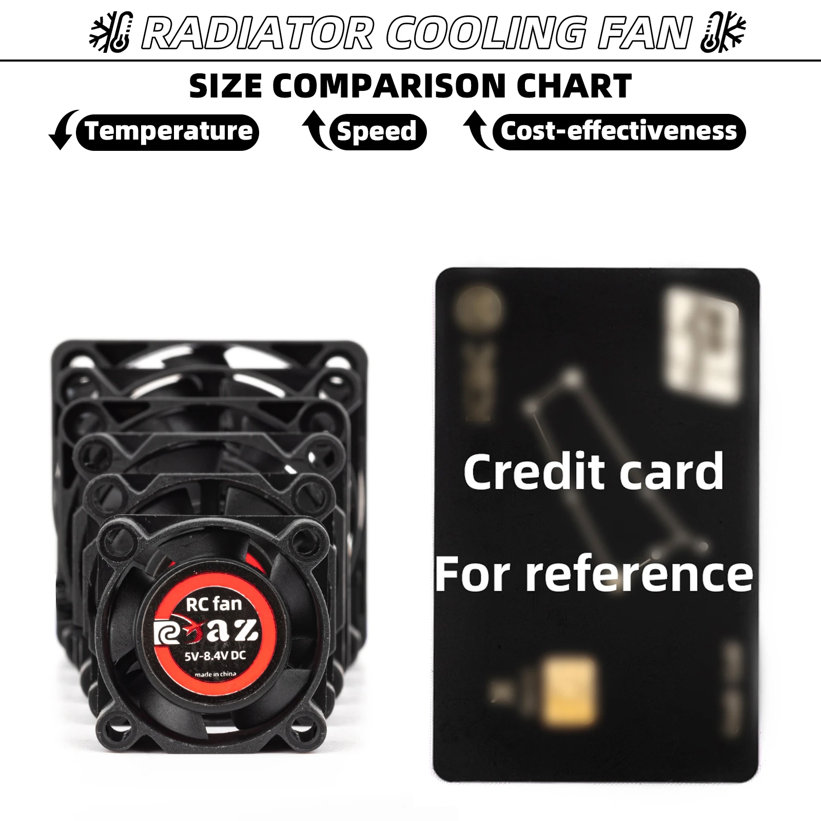 Ventilateur de refroidissement RC 25-50mm - Moteur brushless - Pièce détachée