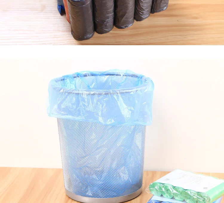 5roll 100pcs Mini Garbage Bag Household Thickened Small Desktop Garbage Can  Garbage Bags Disposable Trash Bags Kitchen Tools - Trash Bags - AliExpress