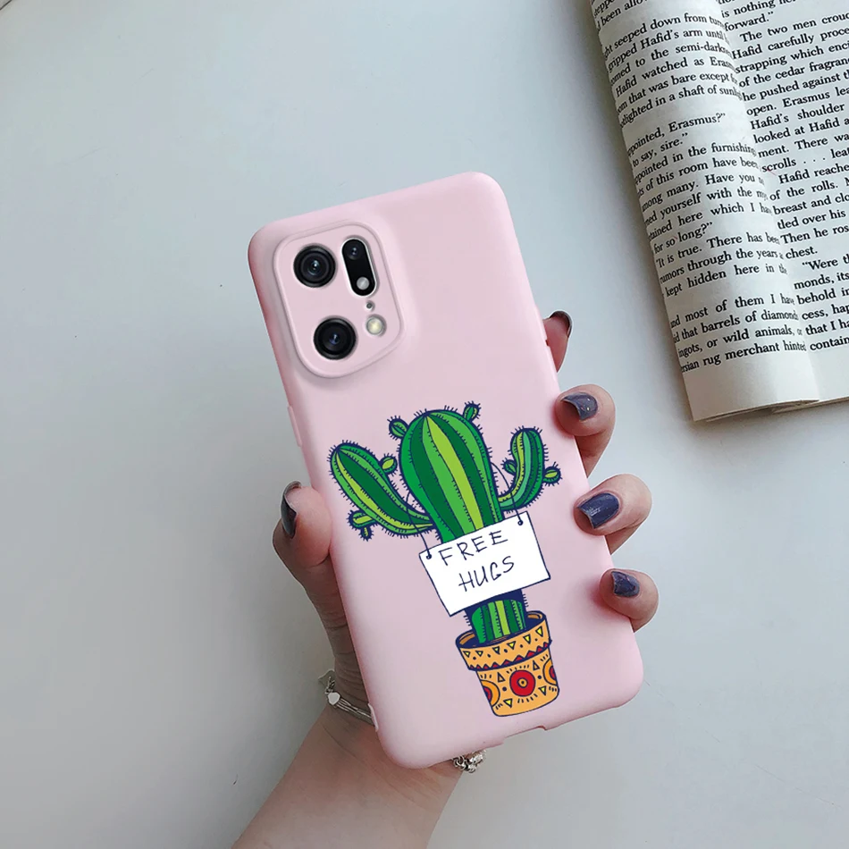 Cute Animals & Cactus Pattern Soft Silicone Phone Case - Flexible and Stylish Back Cover