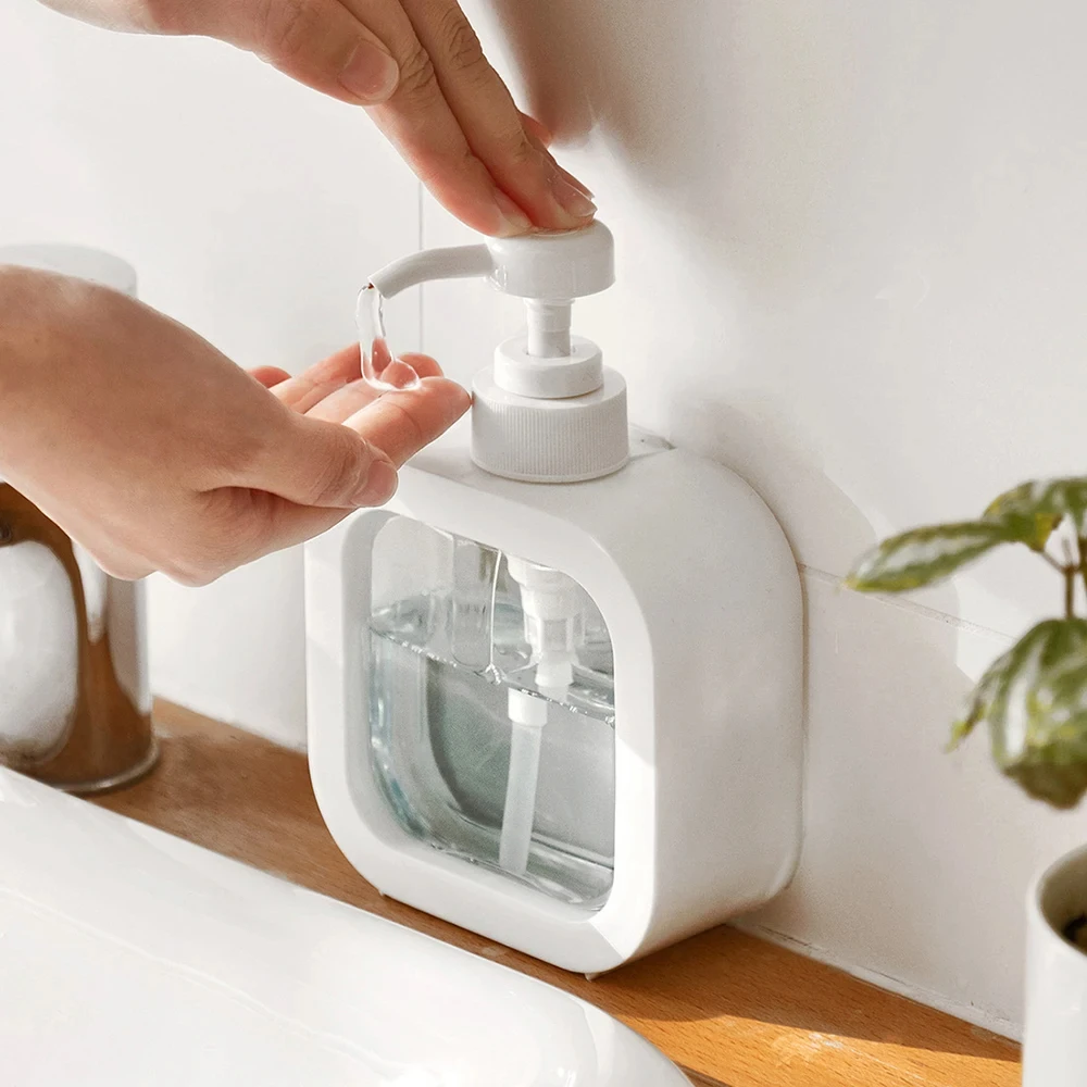Soap dispenser 1PC Large Capacity Transparent Bottle Press Pump Kitchen Bathroom Travel