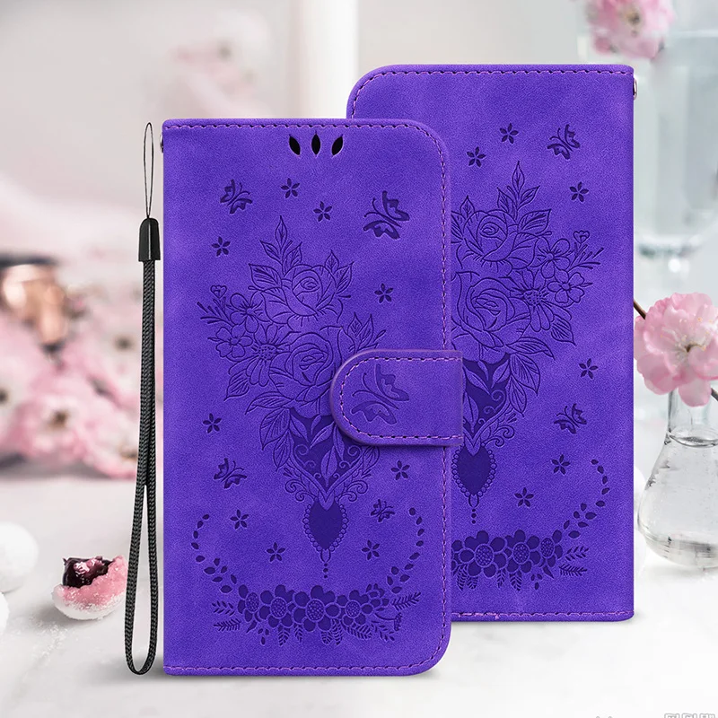 Premium Magnetic Leather Wallet Flip Phone Case