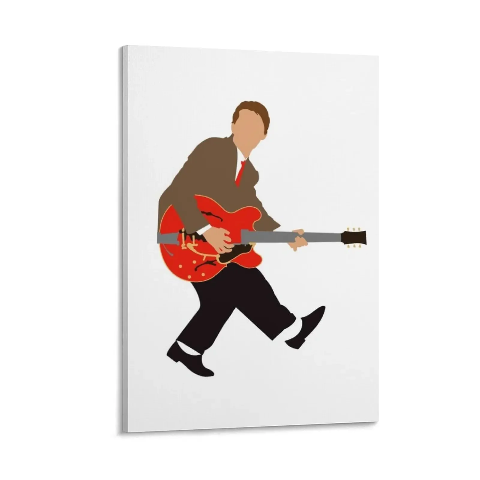 

Back to the Future - Guitar Scene Marty McFly Canvas Painting posters for room aesthetic room decor