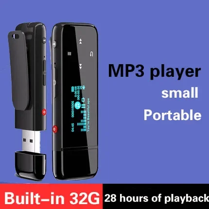 

2023 PYLV Moonlight Treasure Box MP3 Walkman Player Portable 32GB with Back Clip