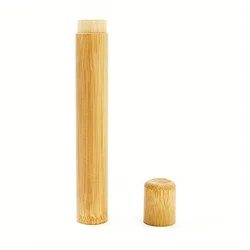 Eco - Friendly Handmade Bamboo Toothbrush Holder and Travel Case (1pc - 19cm)