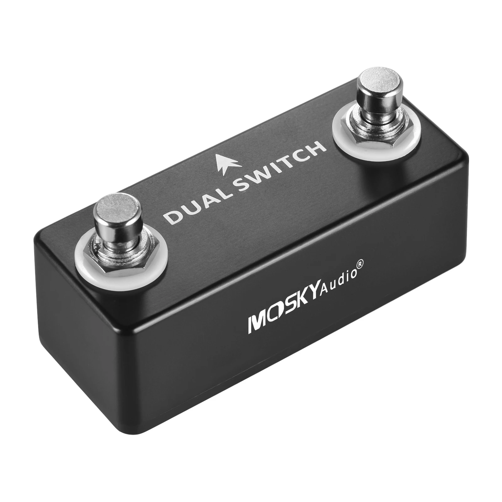 MOSKY Dual Switch Guitar Effect Pedal with Dual Footswitch Pure Buffer Full Meta