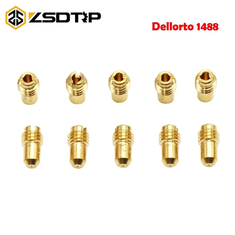 10x Dellorto Leerlaufdüsen PHBG - Passend Für MA, MB, PHBD, UA, UB Vergaser (30-80)