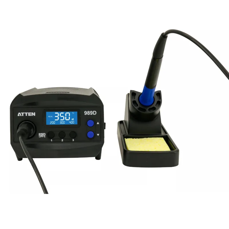 

ATTEN AT-989D constant temperature electric soldering iron 65W anti-static Lead Free ESD Digital Soldering Station