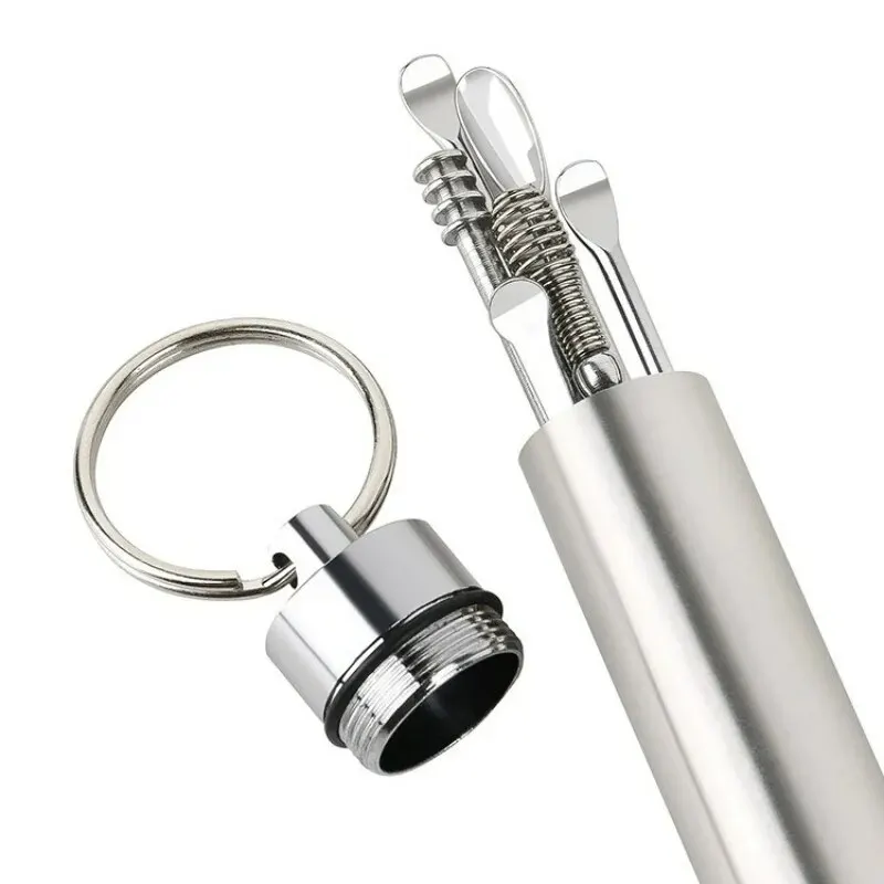 Ear Pick Six-piece Set Ear Cleaning Ear Picking Earpick Convenient Portable Portable Ear Pick Household Portable for Adults 6