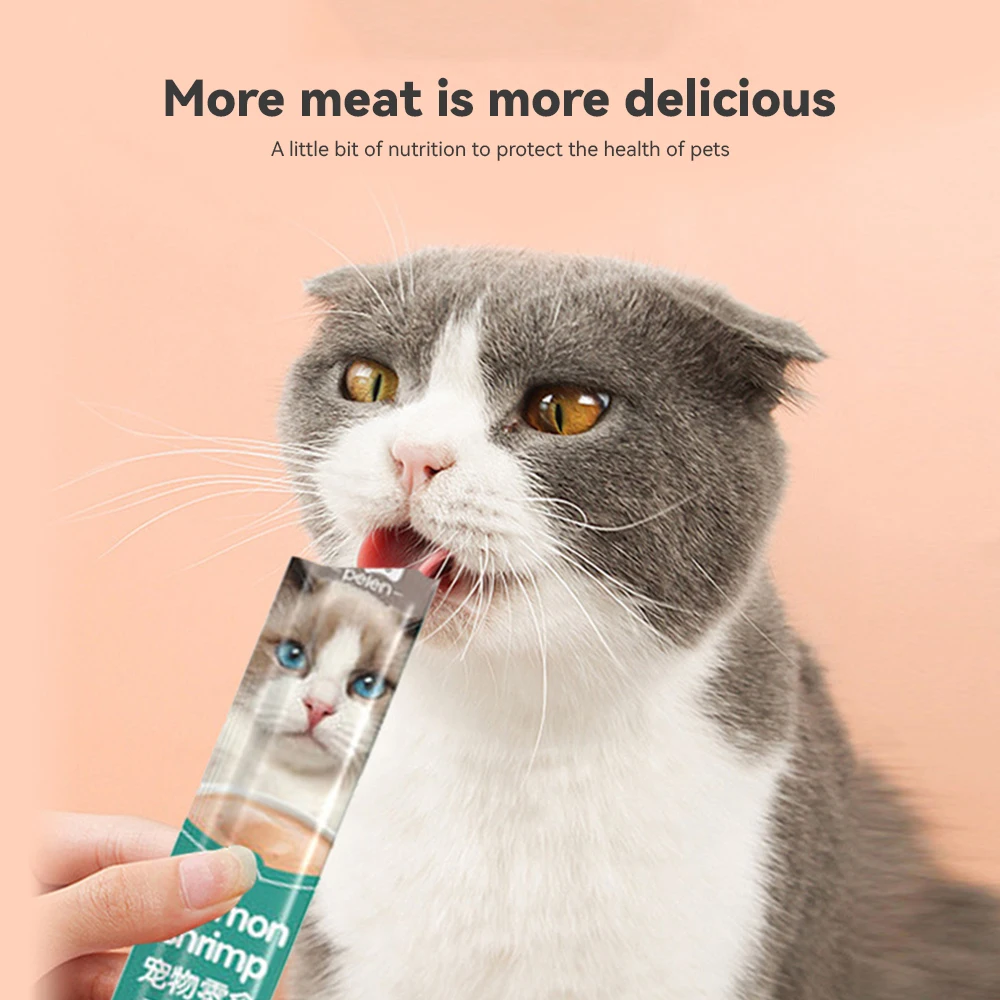 Cat Wet Food Strips 30 PCS 3 Flavours
