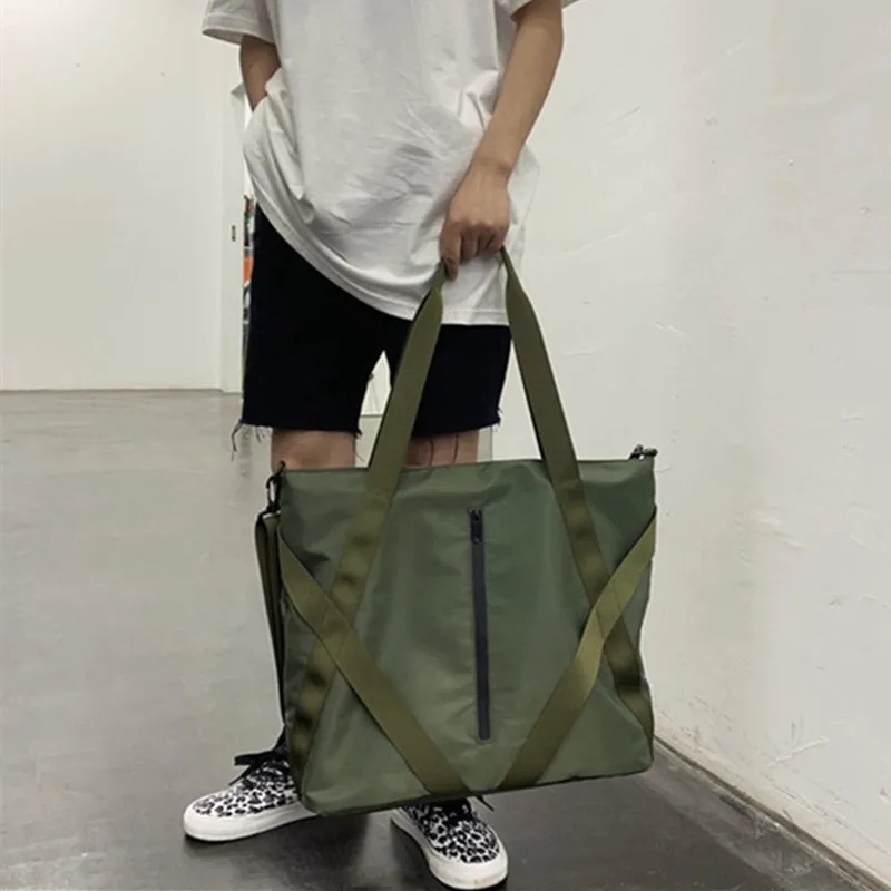 

Новые вместительные женские сумки с ручками сверху, модная нейлоновая женская сумка через плечо, мужские сумки в стиле ретро, дорожная сумка через плечо