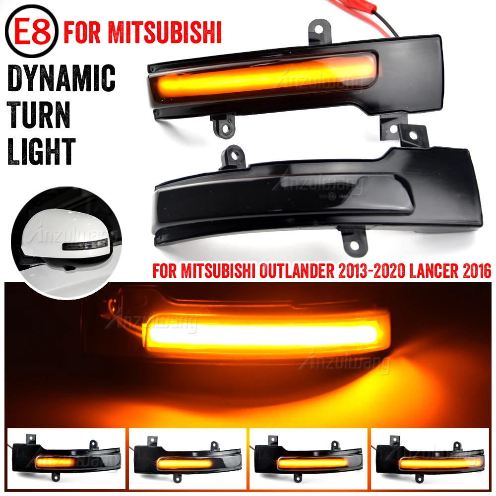 

Flowing Rearview Mirror Indicator Lamp Dynamic Turn Signal Light For Mitsubishi Outlander 2013-2020 Lancer 2016 Car Styling